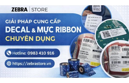 Decal Tem Nhãn & Mực Ribbon Chuyên Dụng Cho Mọi Ngành | Giá Tốt